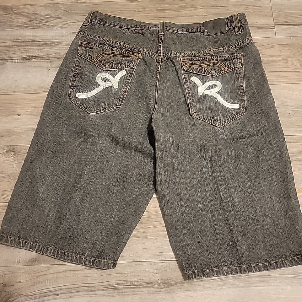 Rocawear Jean Short 42 (Actual‎ 40) Mens Baggy Hip Hop Skate Y2K Vtg 106830.